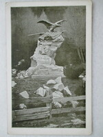 Képes levelezőlap a Monarchia idejéből, 1914: Ausztria-Magyarország, Tirol, emlékmű a havasokban