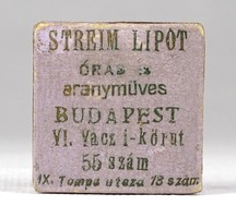 1L337 Antik Streim Lipót gyűrűtartó dobozka