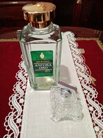 Amfora oro  spanyol kölnis üveg  kölnivel  és antik Pompadour kölni / parfüm szóró