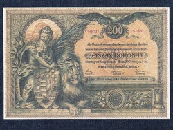 Osztrák-Magyar 200 korona 1901 bankjegy fantázia nyomat (id61168)