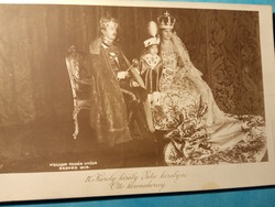 Fotó különlegesség IV. Károly az utolsó magyar király Zita királyné és Ottó koronaherceg 1918