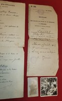 Magyar katona Francia idegenlégiós papírjai 1902