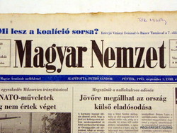 1965 november 27  /  Magyar Nemzet  /  Születésnapra!? EREDETI ÚJSÁG! Ssz.:  23542