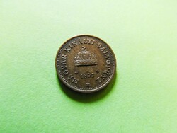 1893 bronz 1 fillér nagyon szép állapotban (IOC07)