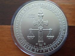 150 years of the independent prosecutor's office 2000 HUF non-ferrous metal coin 2021
