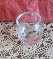 Kaheku üveg mécsestartó kézzel készített átlátszó, ajánljon!