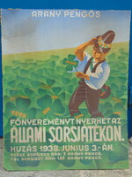 Régi plakát 1938-ból
