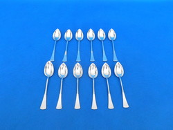 Silver set of 12 coffee spoons 213 gr 11.5 Cm