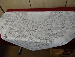 Machine lace tablecloth, size: 90 x 90 cm. He has! Jokai.