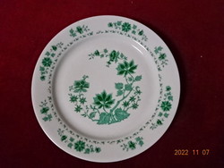 Alföldi porcelain wall plate, with a rare green pattern. He has! Jokai.