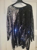 Gorgeously sparkling beautiful sequin casual top from grandma's wardrobe with video