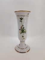 Hollóházi Erika mintás váza 21 cm magas. (ZK)