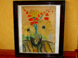 Virág csendélet - Ubrizsy Gábor akvarell