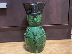 Retro green miska jug, 20 cm,