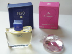 Vintage Yves Rocher Eryo és Ode Lamour mini parfümök