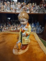 Ritka Német,Germany Lippelsdorf Wagner & Apel Bertram 1935-1949,Porcelán Figura 15.5 cm.