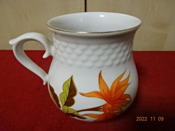 Hölóháza porcelain, small bowl mug, height 10.5 cm. He has! Jokai.