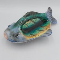 Mid century Kerámia hal formájú hamutál
