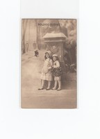 Újévi Ünnepi  képeslap gyerekek fotók