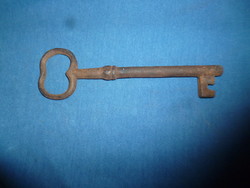 Antique large iron key 14cm