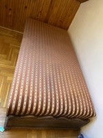 2 db ágyneműtartós koloniál heverő biedermeier bársony kárpittal kiváló állapotban