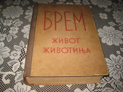 Alfred BREM  szép könyve az állatvilágról  1953 ,. szerbül