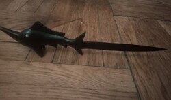 Különleges egyedi kézi faragású kardhal levélbontó