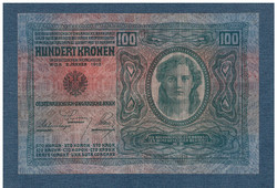 100 Korona 1912 deutschösterreich stamp same pages vf+