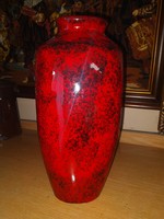 32 cm magas ovális váza GM jelzéssel