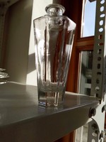 Depose Kefla 8 szögletes parfűmös palack vastag tömör üveg talpal 20 cl 16,4 cm