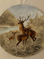Christmas hunting plate