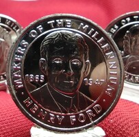 England. 2000. Millennium commemorative token (Henry Ford)