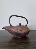 Régi öntöttvas ,japán stílusú teáskanna/vízforraló