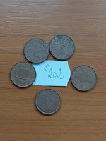 5 DB EURO 1 CENT NÉMET, SZLOVÁK, OSZTRÁK, OLASZ, SPANYOL  S202