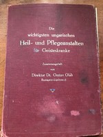Dr. Gustav oláh - heil und pflegeanstalten für geistenkranke, medical book in German.