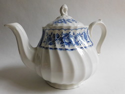 Myott Melody vintage angol teáskanna kék rózsás bordűrrel