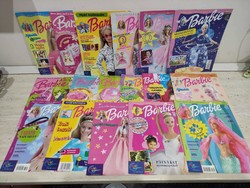 17 db Barbie magazin gyűjtemény egyben 20 évvel ezelőtti kiadványok