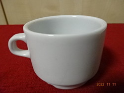 Alföldi porcelain white coffee cup, thick-walled, height 5 cm. He has! Jokai.
