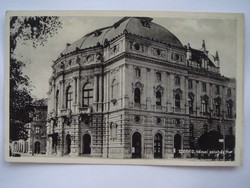 Régi képeslap Szeged Városi színház fotó levelezőlap