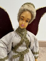 Large size angel Christmas tree ornament with antique wax head and hands Christmas decoration