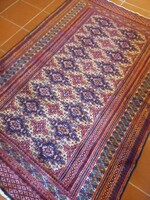 200 x 130 cm kézi csomozasu Türkmén szőnyeg eladó