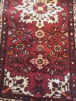 150 x 70 cm kézi csomózású Hamadan Iráni Perzsa szőnyeg eladó