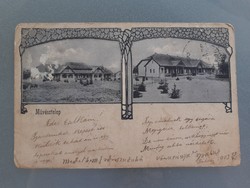 Régi képeslap 1903 Művésztelep fotó levelezőlap