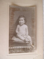 Gyermekfotó 1918-ból, Goszleth I. és fia műterméből