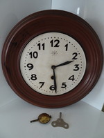Antique Junghans wall clock in good condition.