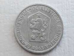 Czechoslovakia 10 heller 1963 coin - Czechoslovakia 10 heller 1963 foreign coin
