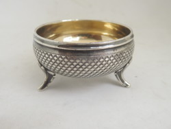Silver spice holder with gilded body