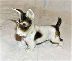 Foxi  kutya figura - Royal Dux  porcelán
