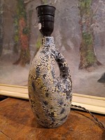Ceramic lamp by industrial artist Judit Ķende