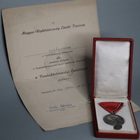 1959 Soviet Republic Commemorative Medal signed by István Dobi